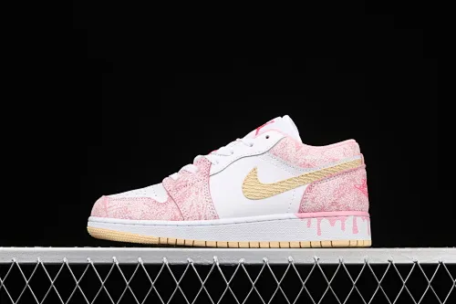 All categories Air Jordan Jordan series basketball shoes Air Jordan 1 Low P version Air Jordan 1 Low GS AJ1 Joe 1 low-top ice cream low-top basketball shoes CW7104-601